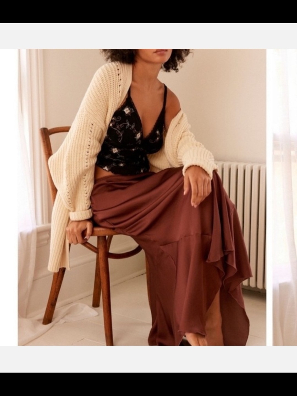 Free People You're An Angel Satin Maxi